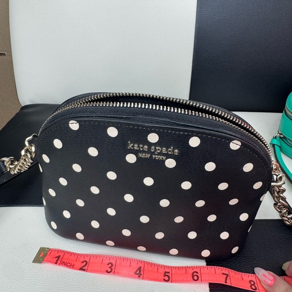 Kate Spade Spencer Sunshine Dot Small Dome Crossbody Bag Polka dot and Wallet - Picture 8 of 10
